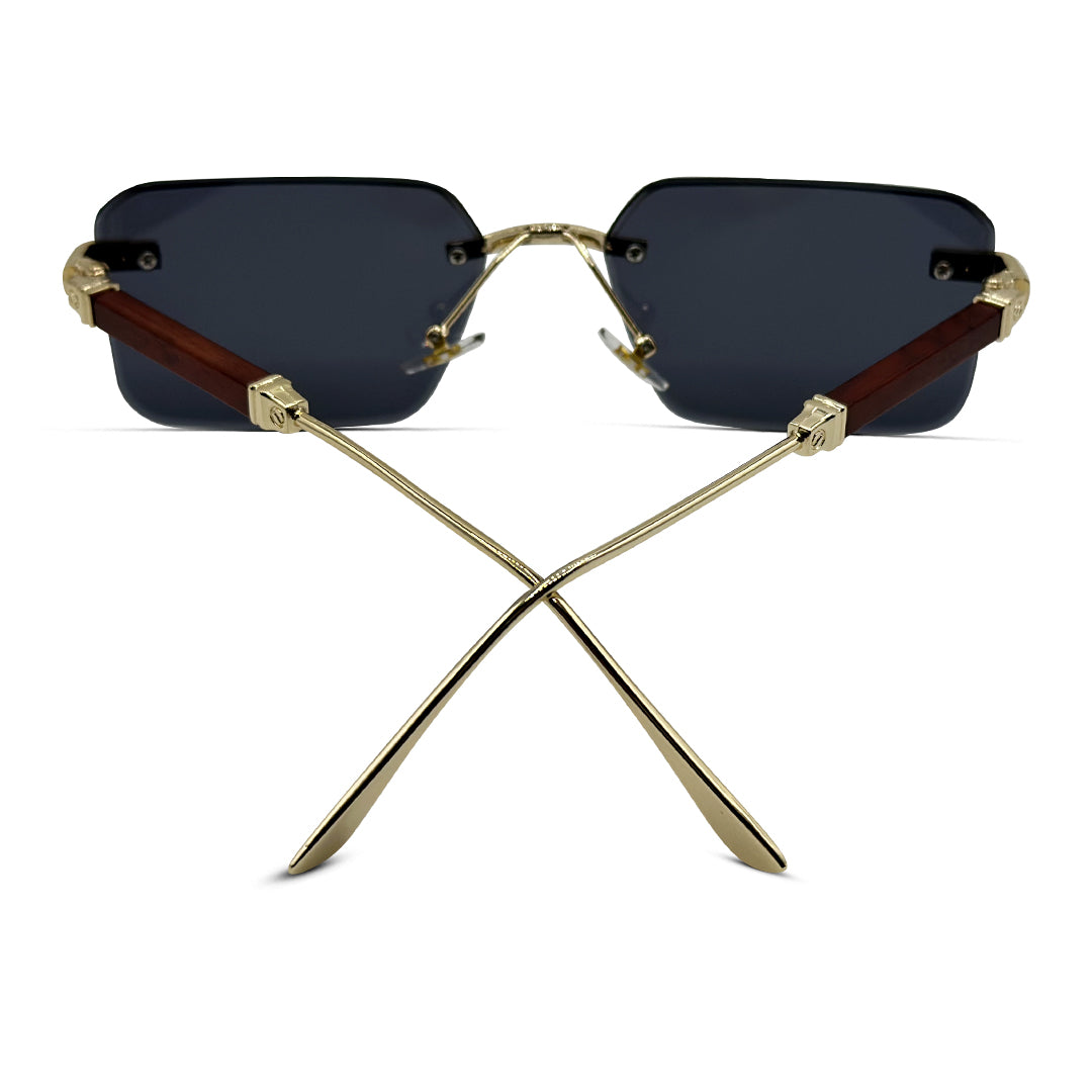 Wood line Seriese - Golden Edition Premium sunglasses 🕶️ A015