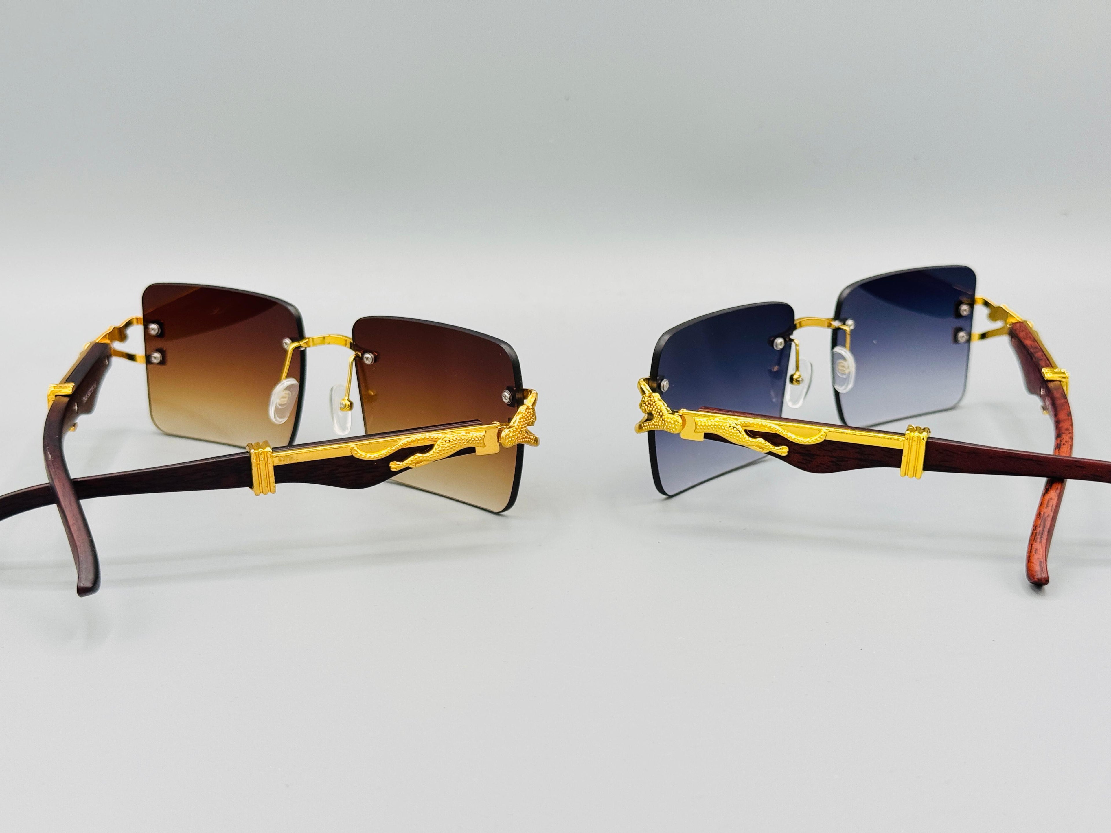New Cheetah 🐆 Rimless luxury sunglasses 🕶️ CRB40