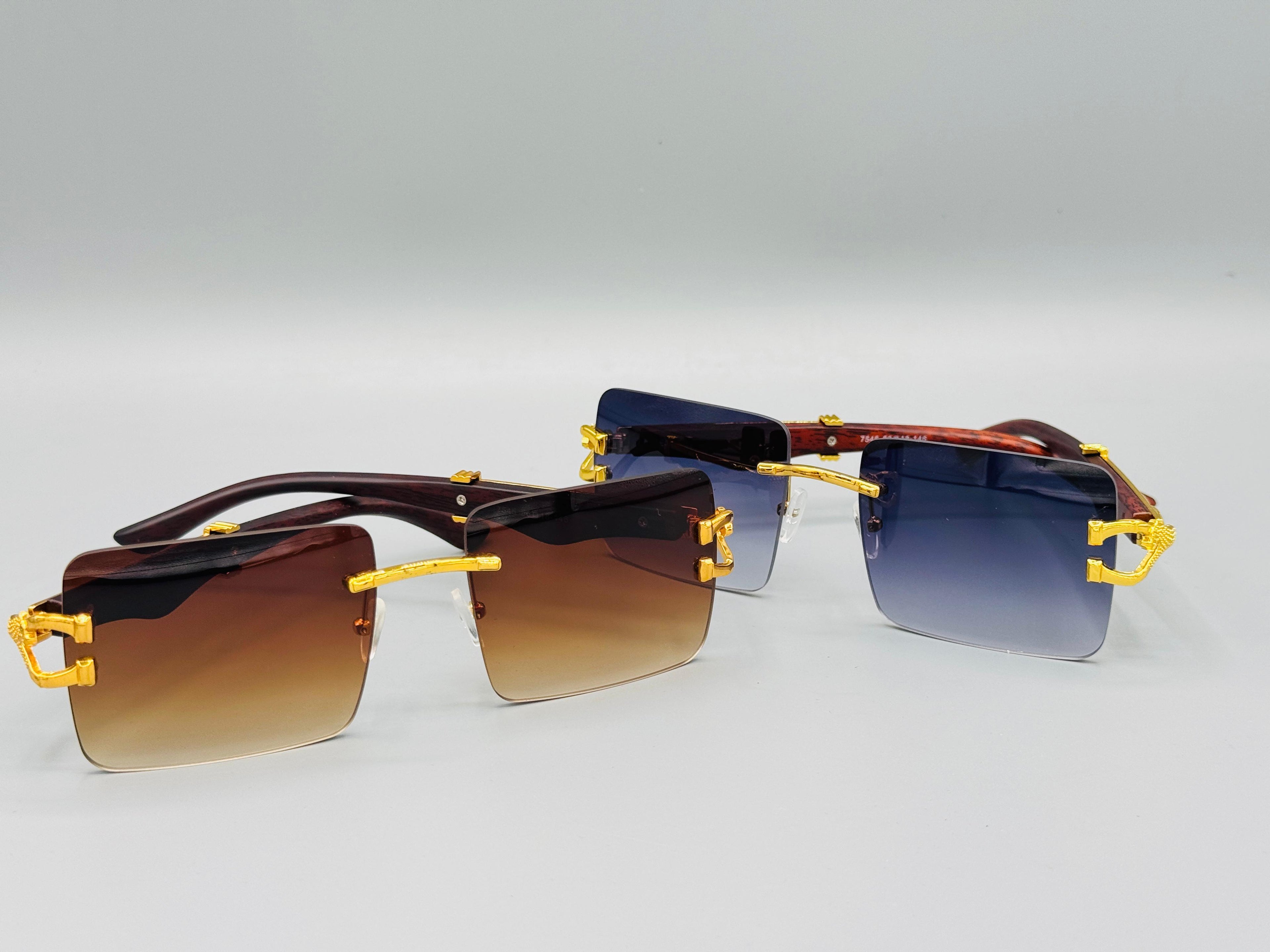 New Cheetah 🐆 Rimless luxury sunglasses 🕶️ CRB40