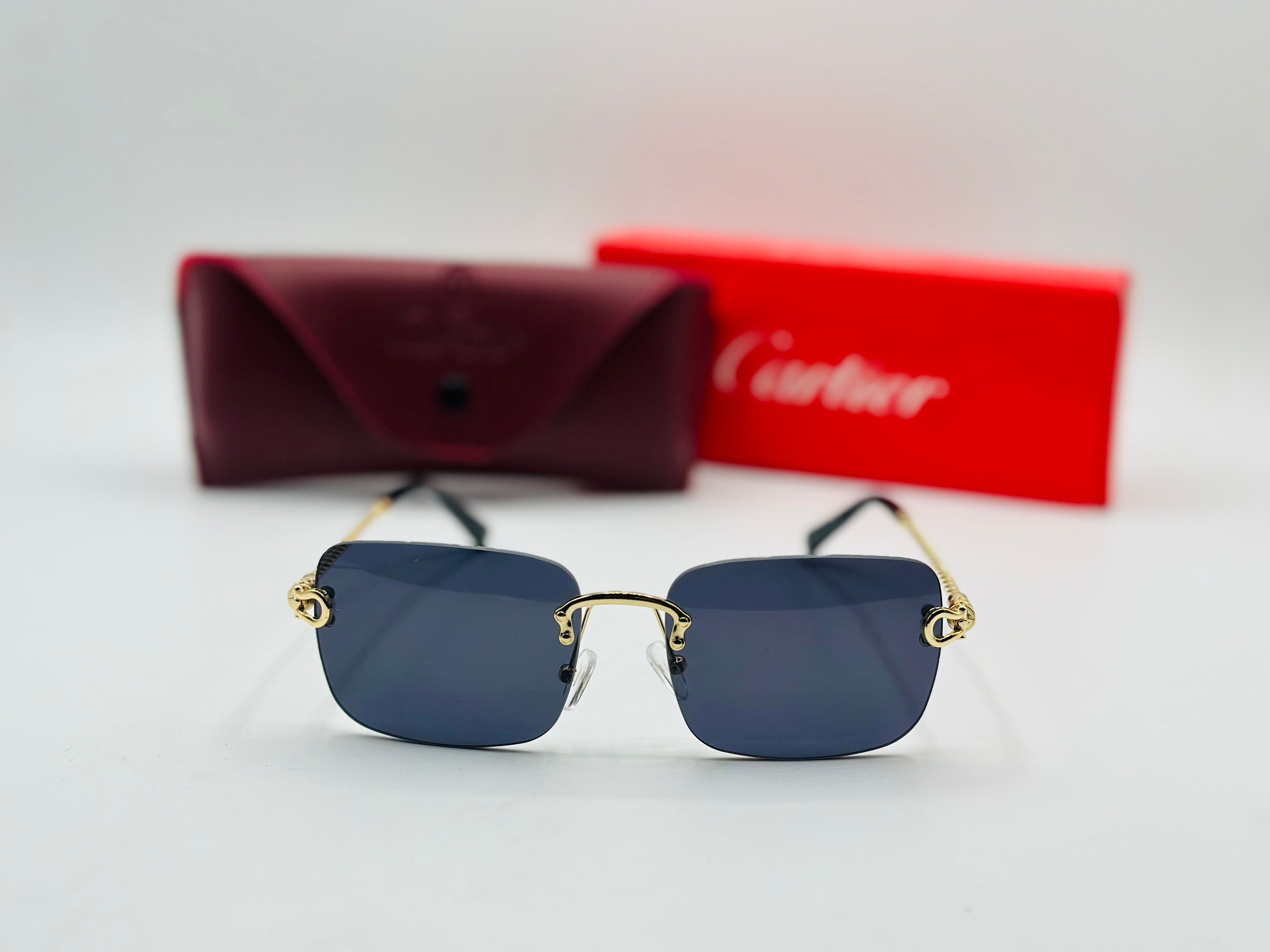Rolling Sides Rimless luxury sunglasses 🕶️