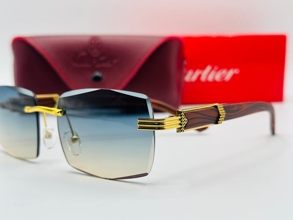 Top Trendy Cartier Rimless Luxury sunglasses 🕶️ Article N007